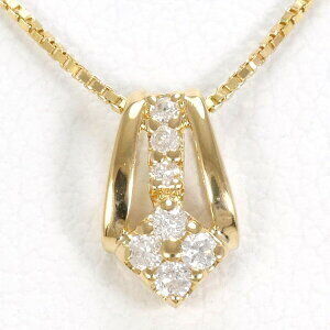 Tiffany Yellow Gold Diamond Necklace